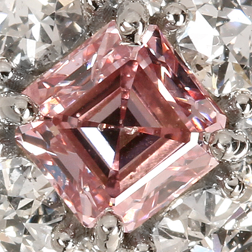 ピンクダイヤモンド 0.346ct/FP/SI2 ダイヤモンド 0.738ct/D/SI2(VG～V 