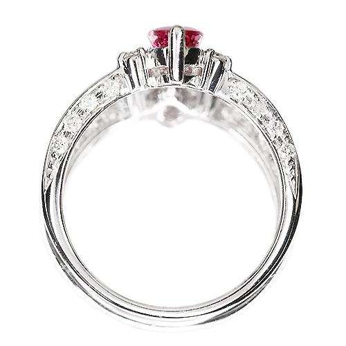 専用JG46★高級 ルビー0.77ct ダイヤ プラチナ リング ソーテ付 専用JG46☆高級 ルビー0.77ct ダイヤ プラチナ リング ソーテ付