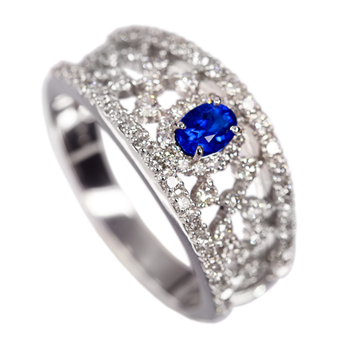 天然石 アウイナイト プラチナ リング 12号 美品 アウイナイト 約0.2ct ダイヤモンド 0.7ct プラチナ リング(指輪