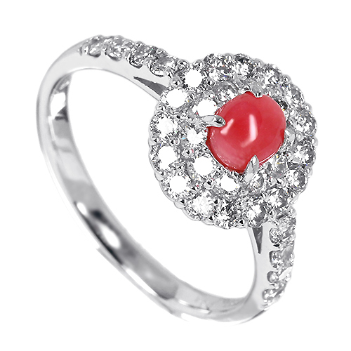 第294回抽選販売＞コンクパール 0.53ct ダイヤモンド プラチナ リング 