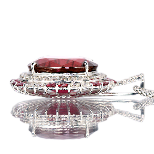 第297回抽選販売＞ルベライト 12.2ct ルビー 0.9ct ダイヤモンド