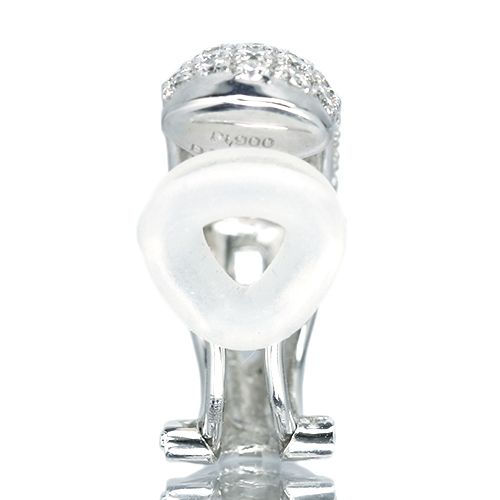 ダイヤモンド 2.0ct ホワイトゴールド ピアス（イヤリング兼用