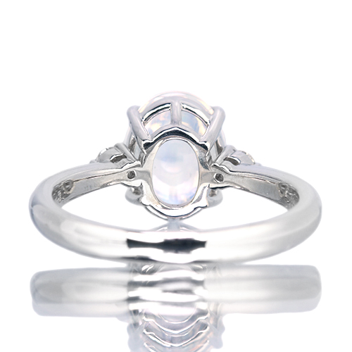 第301回抽選販売＞ムーンストーン 約1.9ct ダイヤモンド プラチナ
