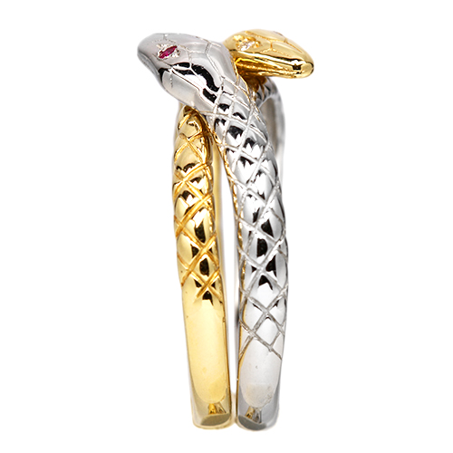 第303回抽選販売＞（白蛇＆金蛇）ルビー ダイヤモンド プラチナ