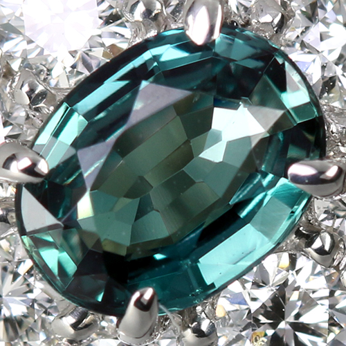 アレキサンドライト 0.448ct ダイヤモンド 0.72ct プラチナ リング 