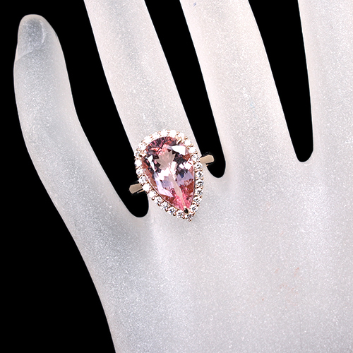 第310回抽選販売＞モルガナイト 5.1ct ダイヤモンド 0.4ct
