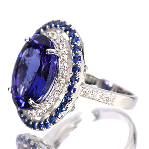 第314回抽選販売＞タンザナイト 9ct ブルーサファイア 1.1ct