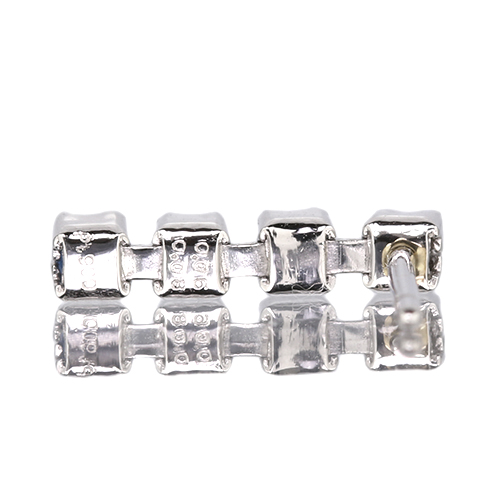 14305 アウイナイト 0.12ct/2 プラチナピアス 高彩度のブルー 強テリ！ : 瑞浪鉱物展示館 【送料無料】