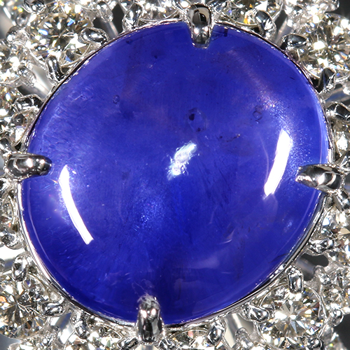 スターサファイア 6.3ct ダイヤモンド 0.7ct プラチナ リング