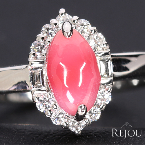 第316回抽選販売＞コンクパール 1.0ct ダイヤモンド プラチナ リング  