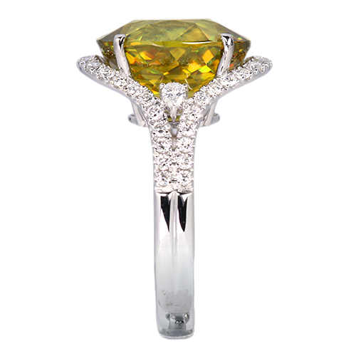 第322回抽選販売＞スフェーン 約10ct ダイヤモンド 0.65ct プラチナ