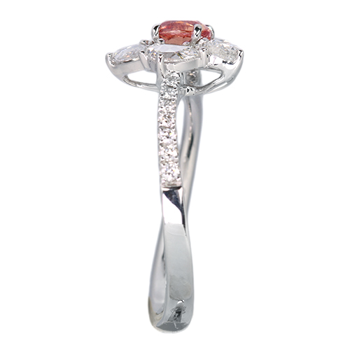 第322回抽選販売＞非加熱パパラチアサファイア 0.65ct ローズ