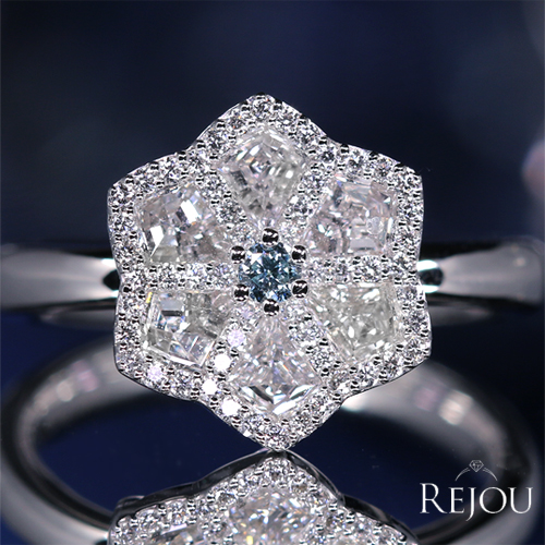 Brunswick ブルーダイヤモンド【未開封】50個入り ブルーダイヤモンド 0.071ct FANCY LIGHT BLUE SI-1 ※CGL