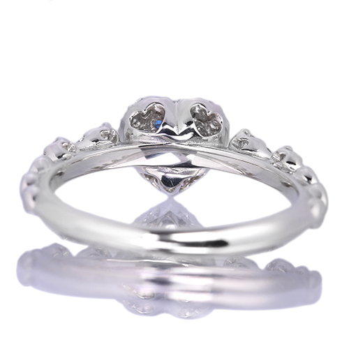アウイナイト 0.09ct ダイヤモンド プラチナ リング(指輪)【品質