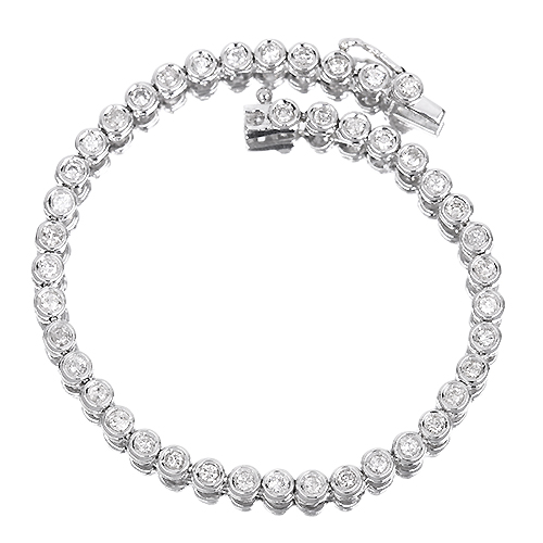 ダイヤモンド 2.0ct プラチナ ブレスレット【品質保証書/DPS宝石