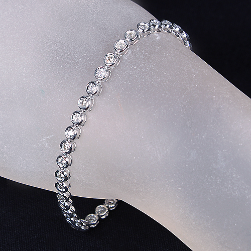ダイヤモンド 2.0ct プラチナ ブレスレット【品質保証書/DPS宝石鑑別書