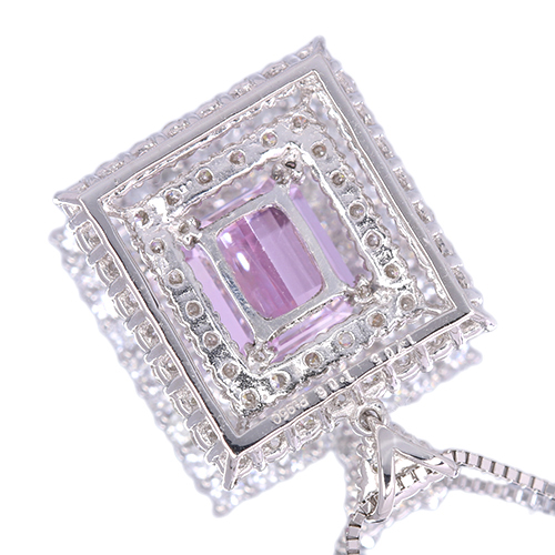 第324回抽選販売＞ピンクトパーズ 1.7ct ダイヤモンド 1.0ct