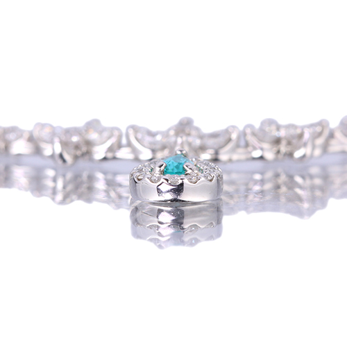 パライバトルマリン 0.17ct ダイヤモンド 1.1ct プラチナ パライバトルマリン 0.17ct ダイヤモンド 1.1ct プラチナ