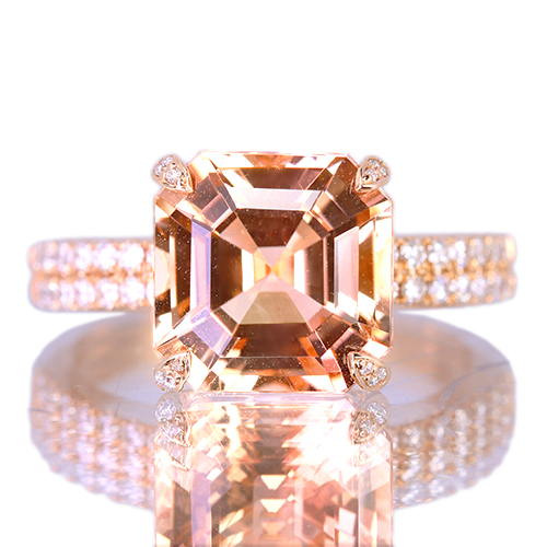 アッシャーカットCollection「ロゼシャンパンカラー」トルマリン 4.84