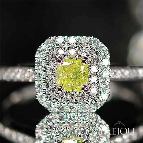 ダイヤ リング ベリーライト イエロー ダイヤモンド プラチナ 一粒 指輪 hip750.jpg