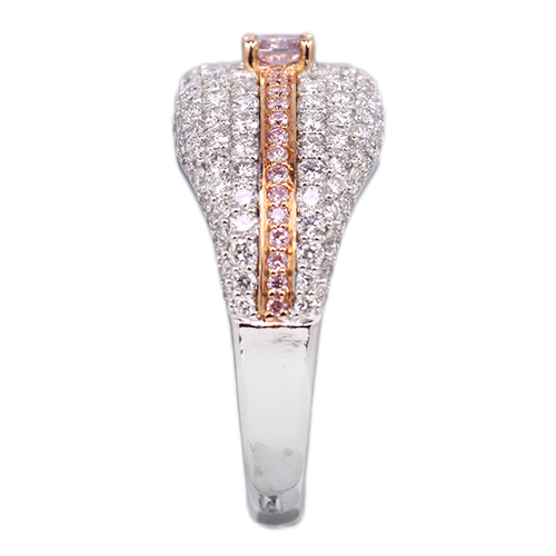 ピンクダイヤモンド 0.157ct/FIPP/I1 ピンクダイヤモンド(ラウンド