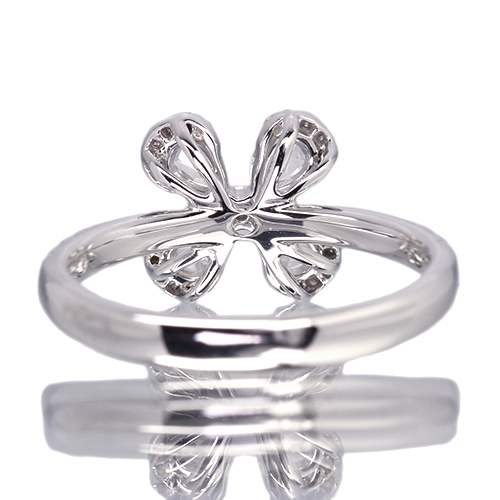 ローズカットダイヤモンド 0.38ct ダイヤモンド 0.26ct ホワイト