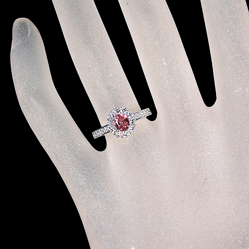 第333回抽選販売＞パパラチアサファイア 0.7ct ダイヤモンド