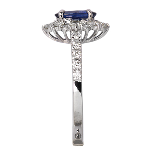 ロイヤルブルーサファイア 0.86ct ハートアンドキューピッド