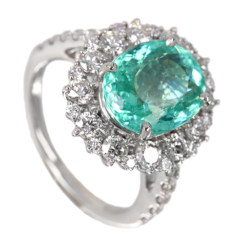 プラチナパライバトルマリンリング♡ プラチナ ノーヒートパライバトルマリンリング – KIRAGA