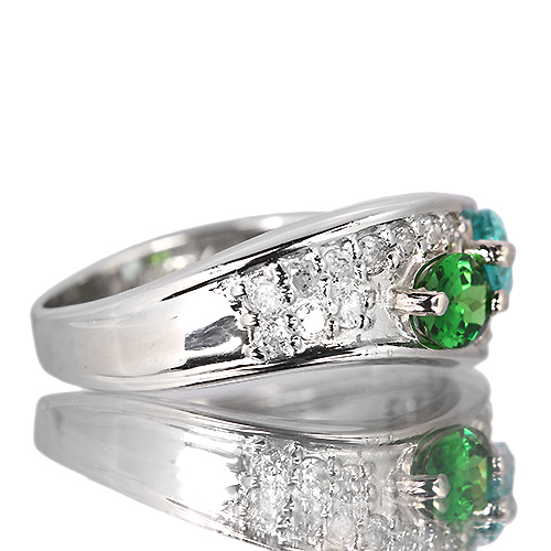 楽天市場】グリーンガーネット 1.88ct ダイヤモンド 0.632ct