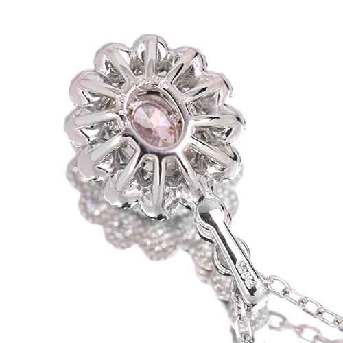 ピンクダイヤモンド 0.141ct/FPP/I1 ハートアンドキューピッド