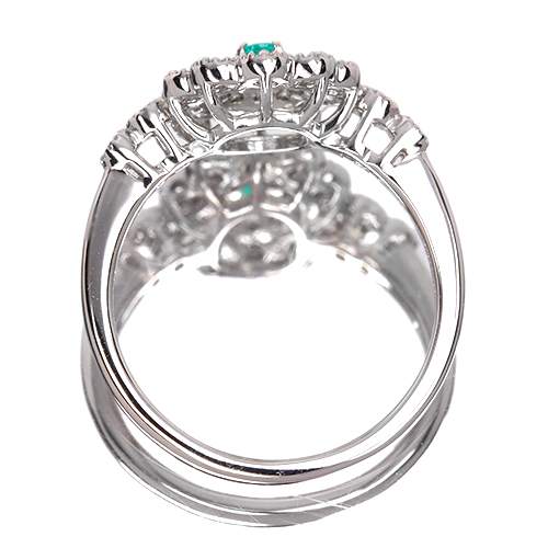 ブラジル産パライバトルマリン 0.08ct ハートアンドキューピッド