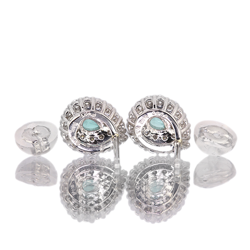第343回抽選販売＞パライバトルマリン 0.23ct ダイヤモンド 0.4ct