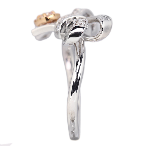 ピンクダイヤモンド(リボン) 0.058ct/FPP/VS2 ダイヤモンド 0.2ct