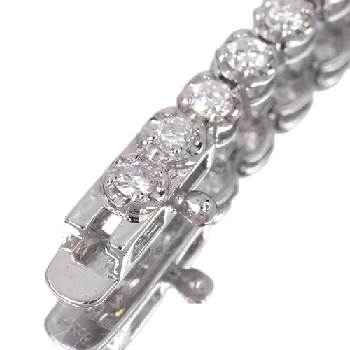 ダイヤモンド 2ct プラチナ ブレス【品質保証書/宝石鑑別書】 即納  