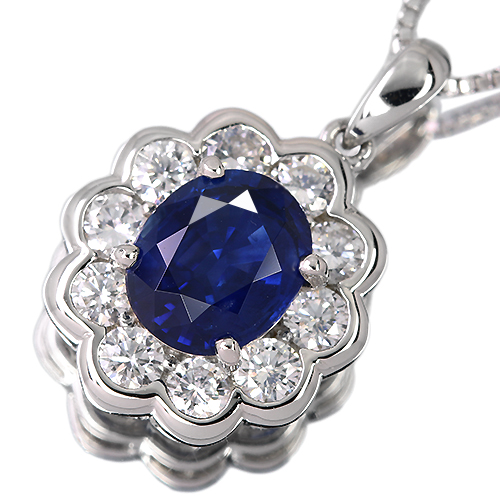 マダガスカル産ロイヤルブルーサファイア 1.5ct ダイヤモンド