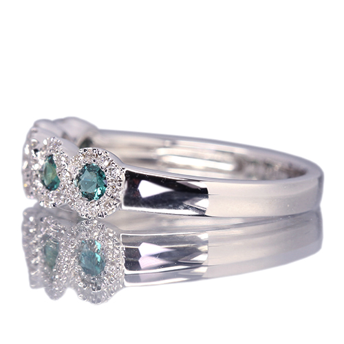 アレキサンドライト 0.34ct ダイヤモンド プラチナ リング(指輪)【品質 