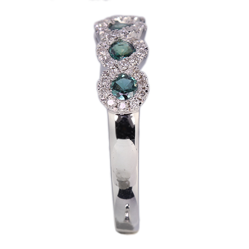 アレキサンドライト 0.34ct ダイヤモンド プラチナ リング(指輪)【品質