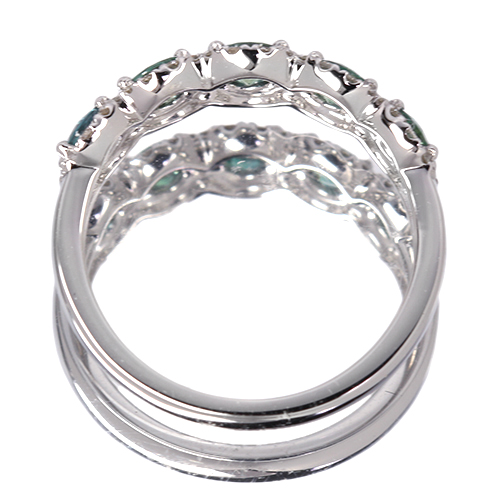 アレキサンドライト 0.81ct ダイヤモンド 0.3ct プラチナ リング