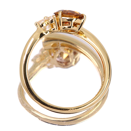第348回抽選販売＞ゴールデンジルコン 約1.7ct ダイヤモンド