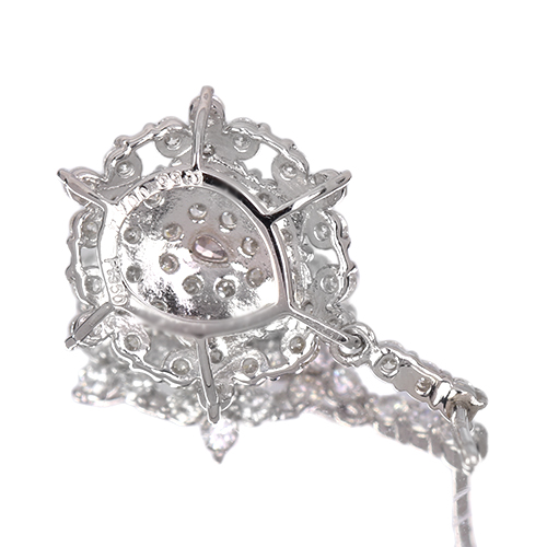 ピンクダイヤモンド 0.055ct/FIPP/I1 0.044ct/FIP/I1 ダイヤモンド 1.1ct プラチナ ピアス