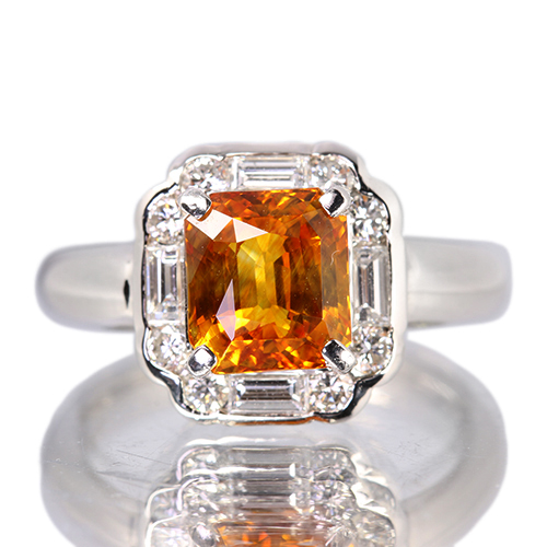 第351回抽選販売>ゴールデンサファイア 3.2ct ダイヤモンド 0.7 第351回抽選販売>ゴールデンサファイア 3.2ct ダイヤモンド 0.7
