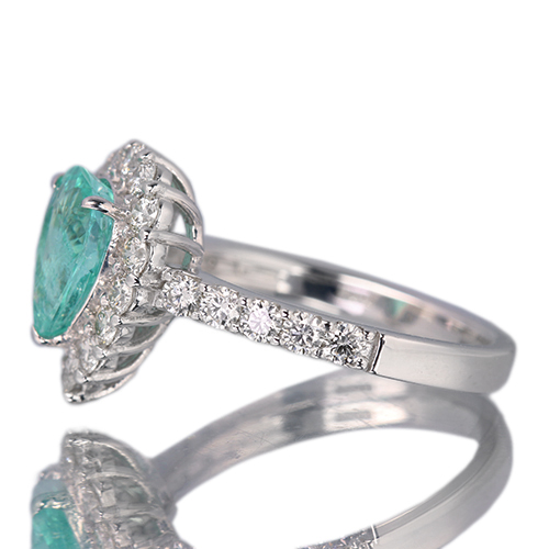 第353回抽選販売＞パライバトルマリン 1.5ct ハートアンドキューピッド