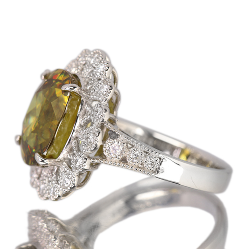 タンザナイト ダイヤモンドリング TA 0.52ct D 0.13ct Pt950