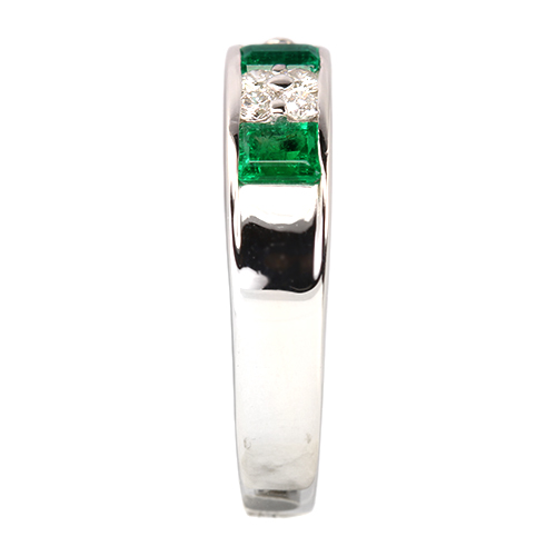 第355回抽選販売＞エメラルド 0.5ct ダイヤモンド プラチナ リング 