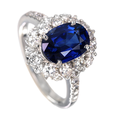 第356回抽選販売>ブルーサファイア 3ct ダイヤモンド 0.8ct 第356回抽選販売>ブルーサファイア 3ct ダイヤモンド 0.8ct