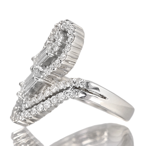 ダイヤモンド 1.5ct プラチナ リング(指輪)【品質保証書/宝石