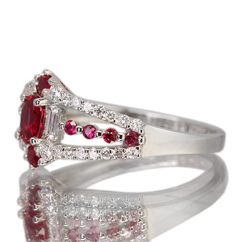 非加熱ピジョンブラッドルビー 0.35ct ルビー 0.2ct 非加熱ピジョンブラッドルビー 0.35ct ルビー 0.2ct