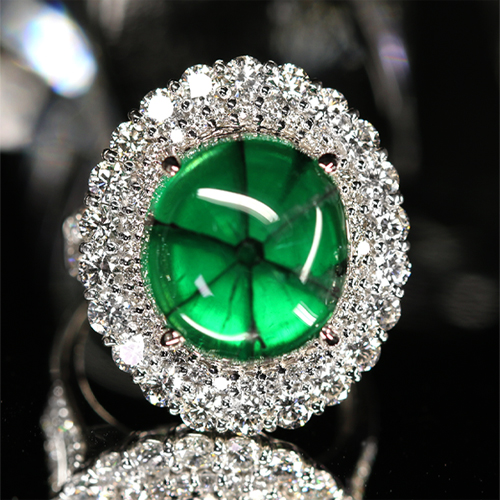 専用！プラチナ　天然エメラルド　2.85カラット指輪 プラチナ 天然エメラルド 2.85カラット指輪