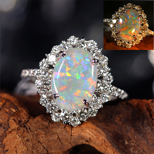 75×125×3㍉ハイクラス　ライトニングリッジ産ブラックオパール　1.8ct